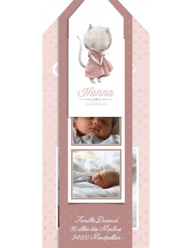 Pack Faire-part Naissance Petit Chat...