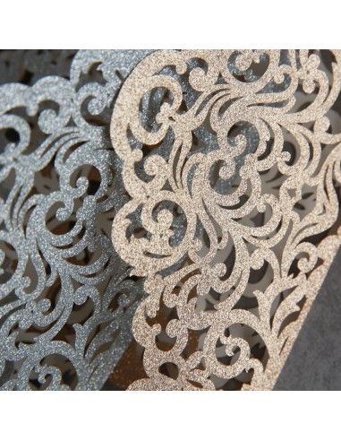 Faire-Part Mariage Pochette Shabby Chic Faire-Part Mariage Pochette Shabby Chic