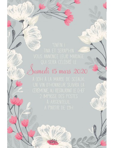 Pack Faire-part Mariage Illustration...