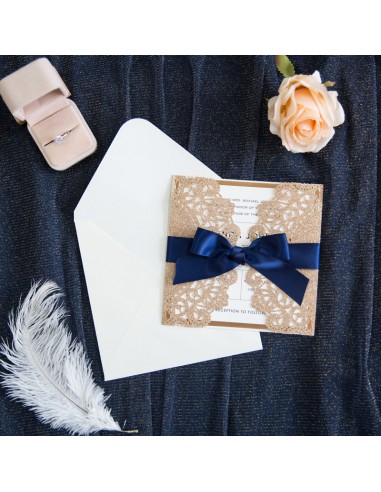 Faire-Part Mariage Pochette Belle et...