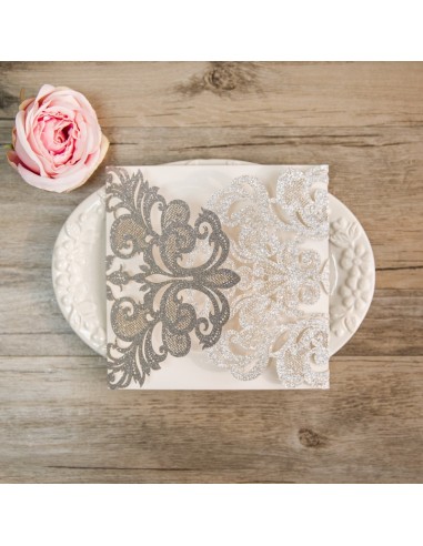 Faire-Part Mariage Pochette Baroque... Faire-Part Mariage Pochette Baroque...