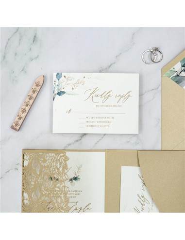 Pack Faire-part Mariage Pocketfolder...