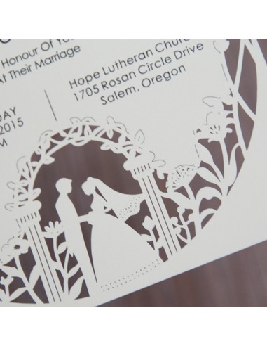 Faire-Part Mariage Mariés sous une Arche Faire-Part Mariage Mariés sous une Arche