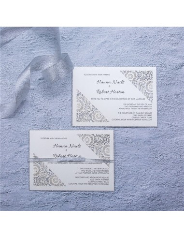 Faire-Part Mariage Découpe Forme de... Faire-Part Mariage Découpe Forme de...