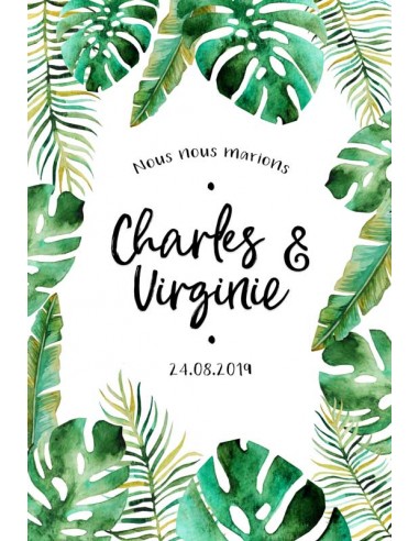 Pack Faire-part Mariage Feuillage...