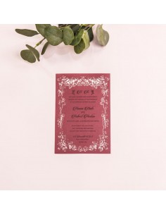 Faire-Part Mariage Broderie...