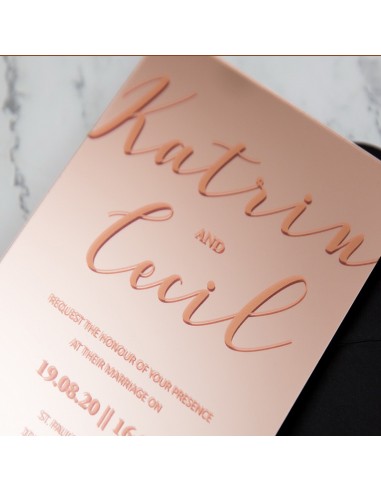 Pack Faire-part Mariage Plexiglas...