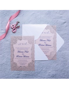 Faire-Part Mariage Dentelle 2