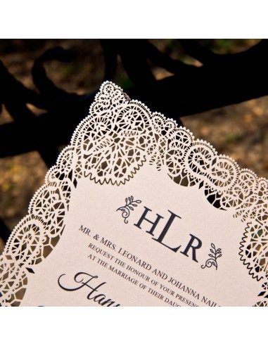 Faire-Part Mariage Dentelle