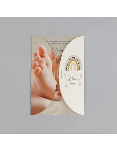 Pack Faire-part Naissance Arc en ciel...