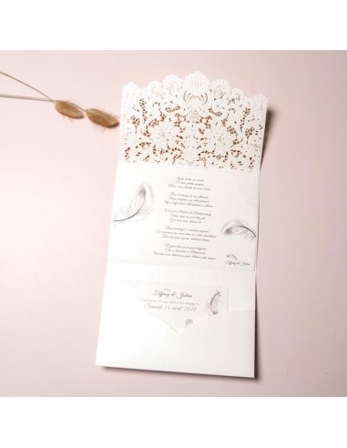 Faire-part Mariage Pocket folder...