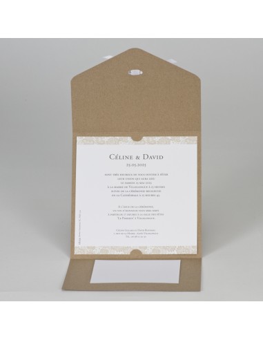 Pack Faire-part mariage pochette...