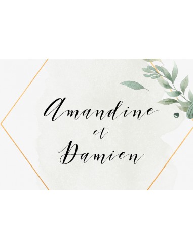Timbre Mariage Olivier - Amandine