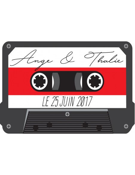 Timbre Mariage Cassette Audio Vintage - Ange