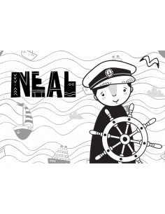 Timbre Naissance Marin - Neal 2