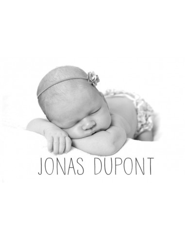 Timbre Naissance pictogramme - Jonas