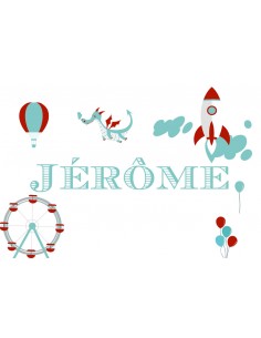 Timbre Naissance cirque -... 2