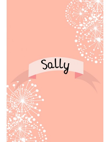 Timbre Naissance Fleurs - Sally