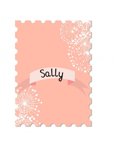 Timbre Naissance Fleurs - Sally Timbre Naissance Fleurs - Sally