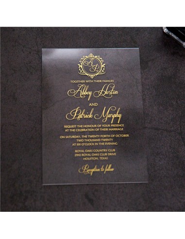 Pack Faire-part Mariage Plexiglas...