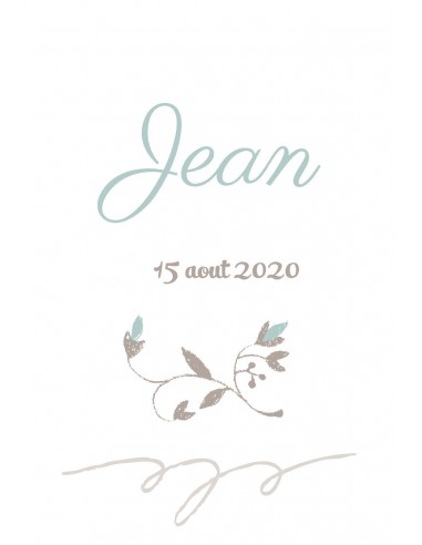 Timbre Naissance - Jean Timbre Naissance - Jean