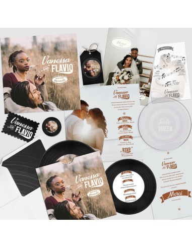 Pack Faire-part Mariage Musique...
