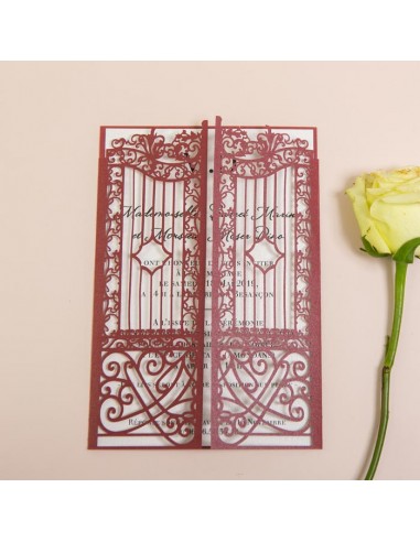 Faire-part mariage dentelle Portail... Faire-part mariage dentelle Portail...