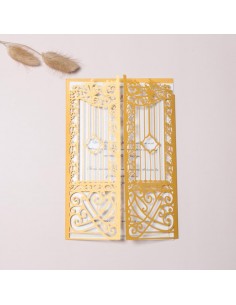 Faire-part mariage dentelle...