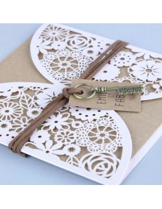 Pochette seule avec noeud -... 2