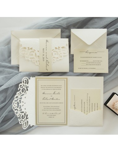 Pack Faire-part Mariage Pocketfolder...