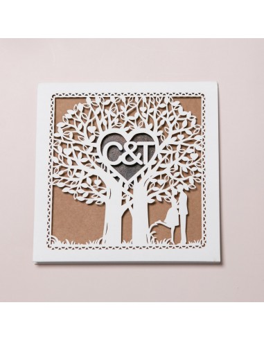 Pochette faire-part mariage couple... Pochette faire-part mariage couple...