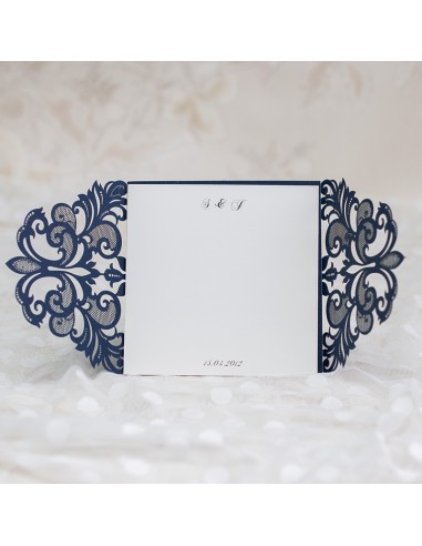 Pochette faire-part mariage baroque...