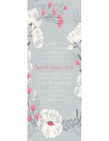 Pack Faire-part Mariage Marque Page...