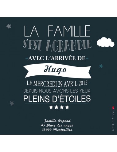 Pack Faire-part Naissance Pop Up...