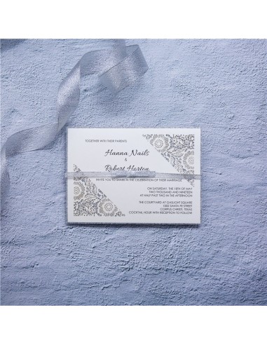 Pack Faire-Part Mariage Découpe Forme...