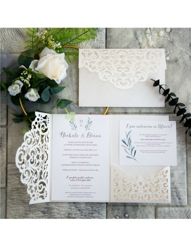 Pack Faire-part Mariage Pochette avec...