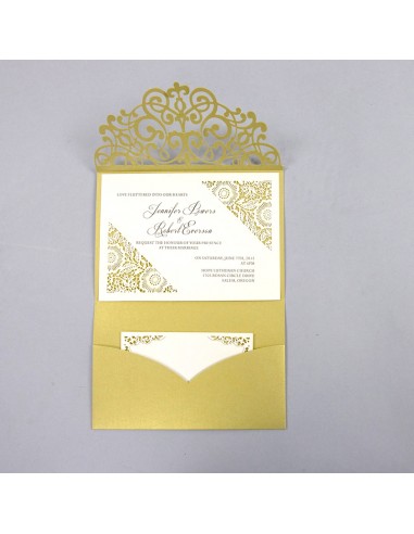 Pack Faire-part Mariage Pocketfolder...