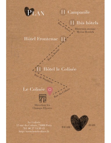 Pack Carton Hébergements empreinte -...