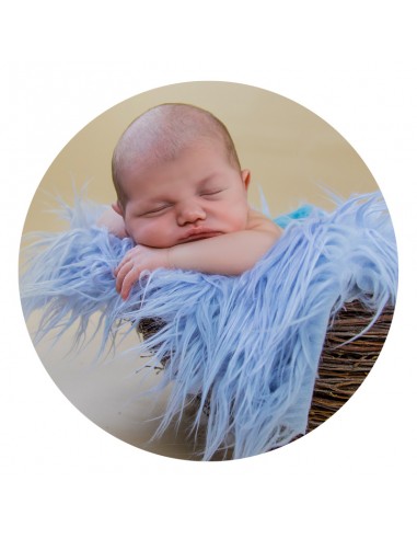 Pack Faire-part Naissance rond lapin...