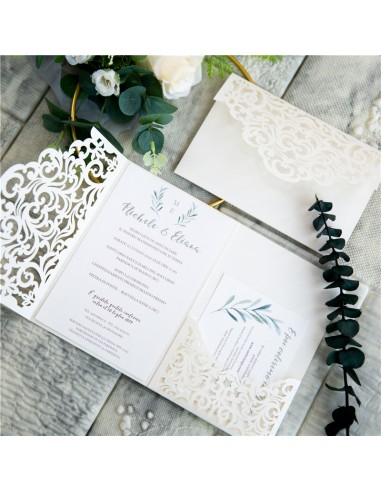 Pack Faire-part Mariage Pochette avec...