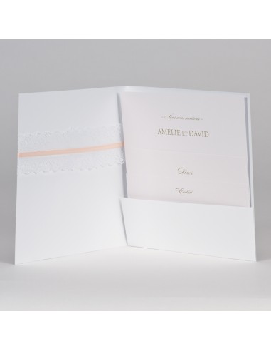 Bundle Faire-part Mariage Dentelle et...