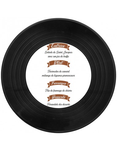 Pack Menu Mariage Musique -...