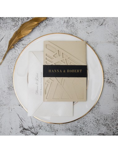 Faire-part Mariage Pocket folder Art... Faire-part Mariage Pocket folder Art...