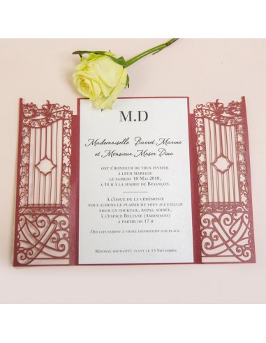 Pack Faire-part mariage dentelle...