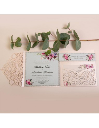 Pack Faire-part Mariage Pocketfolder...