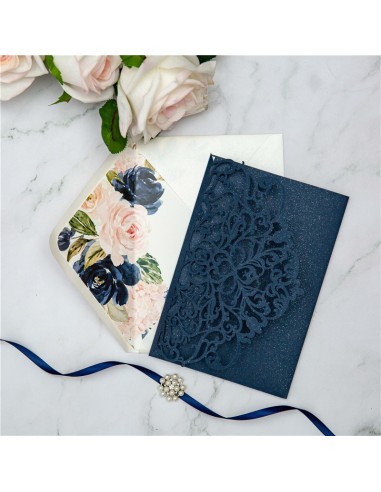 Faire-part Mariage Pocket folder Chic... Faire-part Mariage Pocket folder Chic...