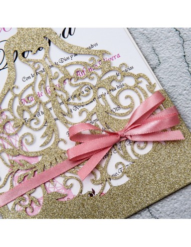 Faire-Part Mariage Pocketfolder Robe...