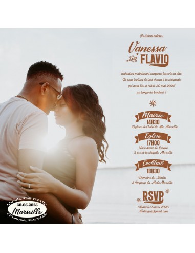 Pack Faire-part Mariage Musique...