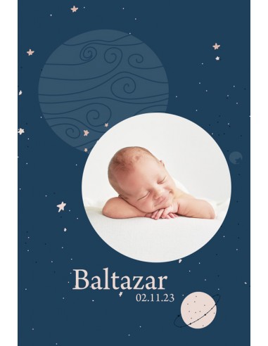 Pack Faire-part Naissance étoiles -...