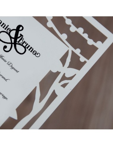 Pack Faire-Part Mariage Foret avec...